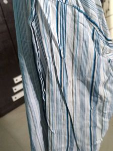 Striped Short Sleeve Button-Down