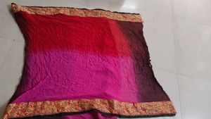 heavy embroidered dupatta with 3 shades