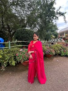 Elegant Red Saree