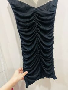 Sequin Detailing Little Black Dress