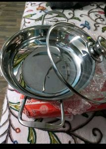 Sumeet stainless steel kadhai new with tag
