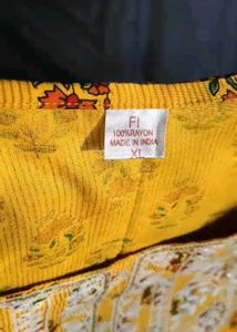 new yellow kaftan kurti