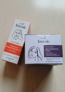 Foxtale Vitamin C Serum & Skin Radiance Mask
