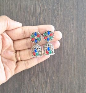 Multicolor Jhumka / Studs