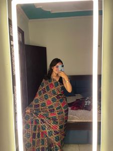 Vintage Patterned Saree
