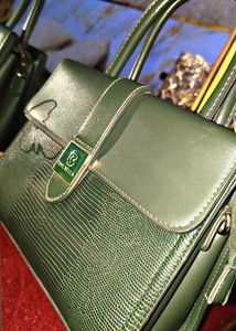 Kris Bella Green Handbag