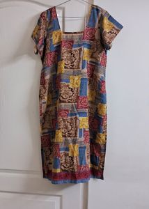 Stitched Chudidar Top With Dupatta