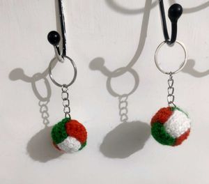 Crochet Ball Keychains, Handmade, New 🏐 Keychain