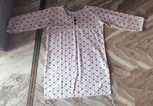 White Printed Kurta