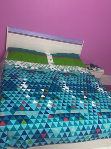 Double Bed Bedsheet + 2 Pillow Covers