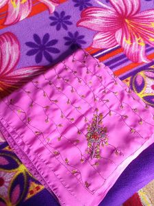 Pink Sequence Work Saree
