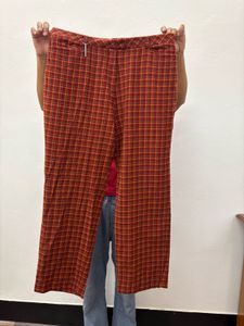 Designer Plaid Pants