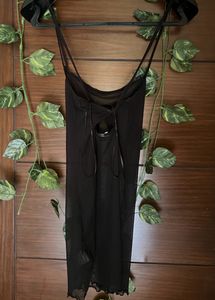 Sheer Net Dress For Womens