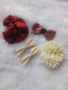 💖🍨Pink-Red Pallate HAIR accessories Combo🍨💖
