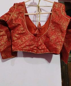 Red &amp; Gold Blouse