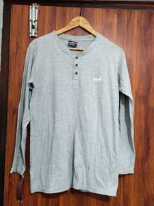 Amstead Brand Gray Colour T Shirt For Men