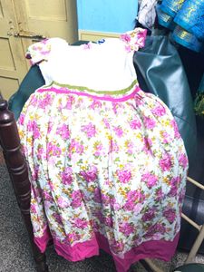 Cute Floral Girls Dress
