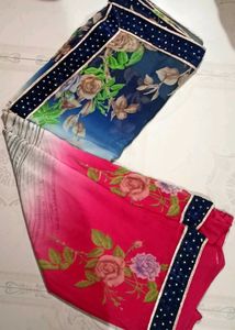 Floral Print Saree