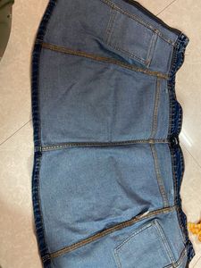 Denim Mini Skirt