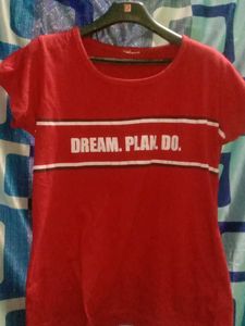 Red T-shirt For Girls........