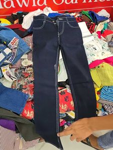 Embroidered Denim Jeans