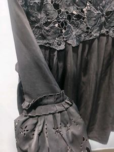 Elegant Black Lace Top