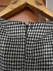 Houndstooth Fit and Flare Dress🖤🤍