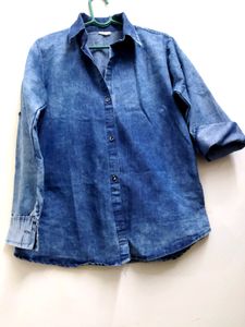Authantic Denim Stylish Women Shirt