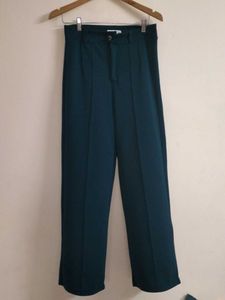 Green Wide Leg Trousers