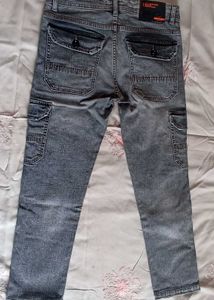Stylish Denim Cargo Jeans