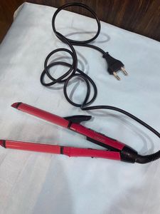 Nova 2 In 1 Straightener And Curler