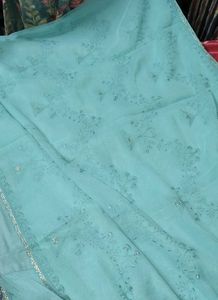 Elegant Blue Saree