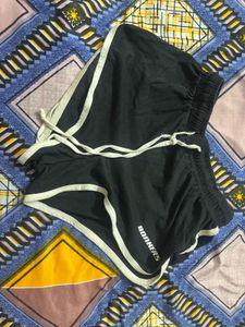 Bonkers Black & White Trim Shorts