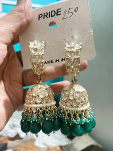 Greeen Authentic Jhumka