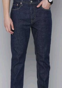 Levis Men Blue Tapered Fit Slim 512 Mid Rise Jeans