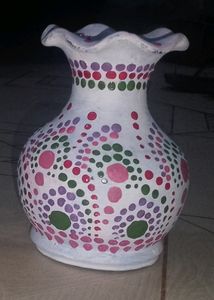 Hand Painted Flower Pot