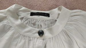 White Button-Down Top