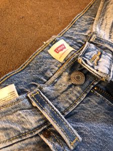Levi’s High Rise Bootcut Raw Hem Jeans