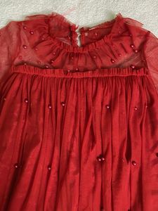 Red Beads Party Wear Top 🌹