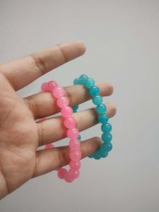 Trendy Bracelets Pink and Blue Combo (SALE!)
