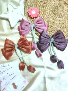 Tulip Bow Double Layered