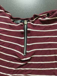 Striped Crop Top