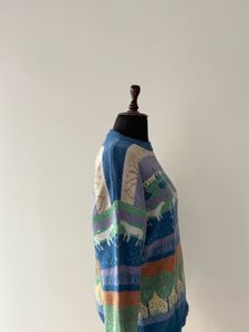 Patterned Knit Sweater