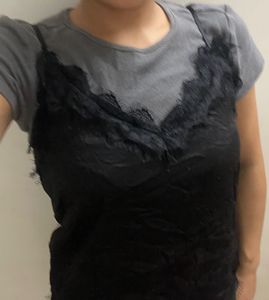 Lace Trim Cami Top