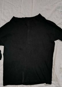 Ribbed Knit Top - Basic Black