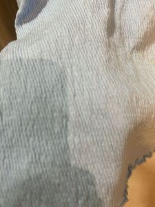 Light blue colour skin fit top