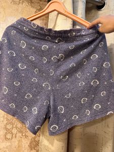 Cute Print Lounge Shorts, Waist-34