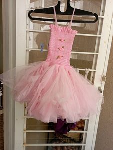 Baby Pink Frock For  Baby Girls