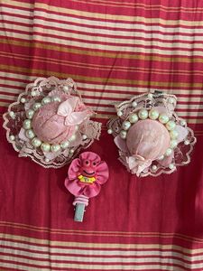 Cute Pink Hair Clip Set