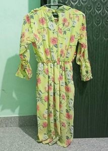 Yellow Midi Dress